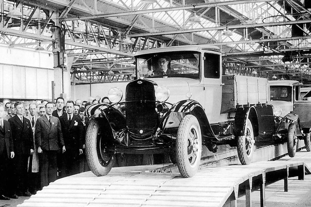 Historische Bild eines Ford Modells