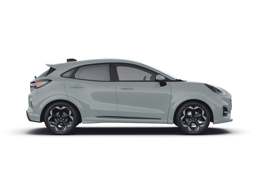 Seitenansicht des Ford Puma