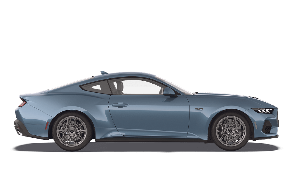 Seitenansicht des Ford Mustang