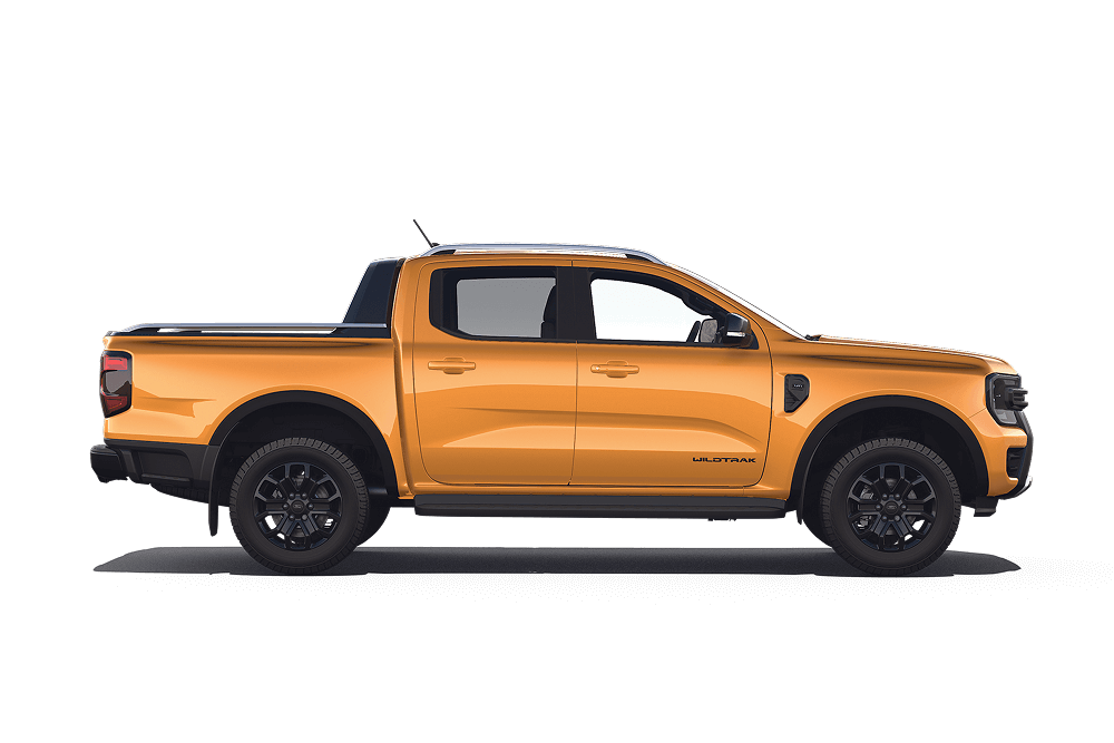 Seitenansicht des Ford Ranger