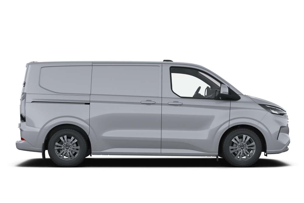 Seitenansicht des Ford Transit Custom